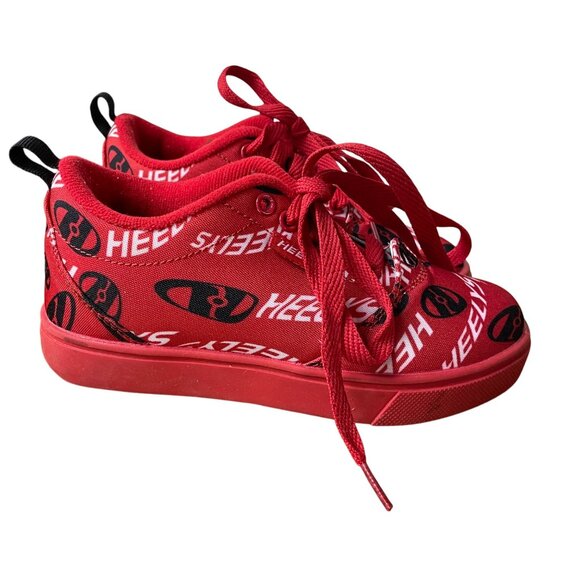 Heelys Pro 20 Prints Logo Wheeled Shoes Sneakers Red Sz 1 (YOUTH) - Picture 3 of 11